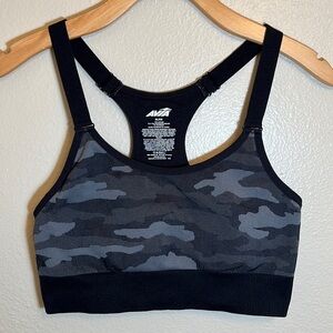 AVIA Grey Camo Sports Bra